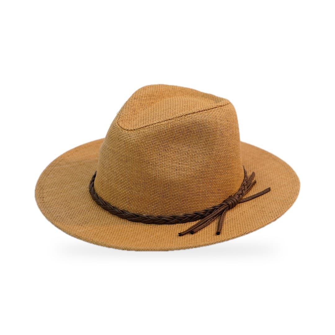 Fedora en Paille Cordon Tressé