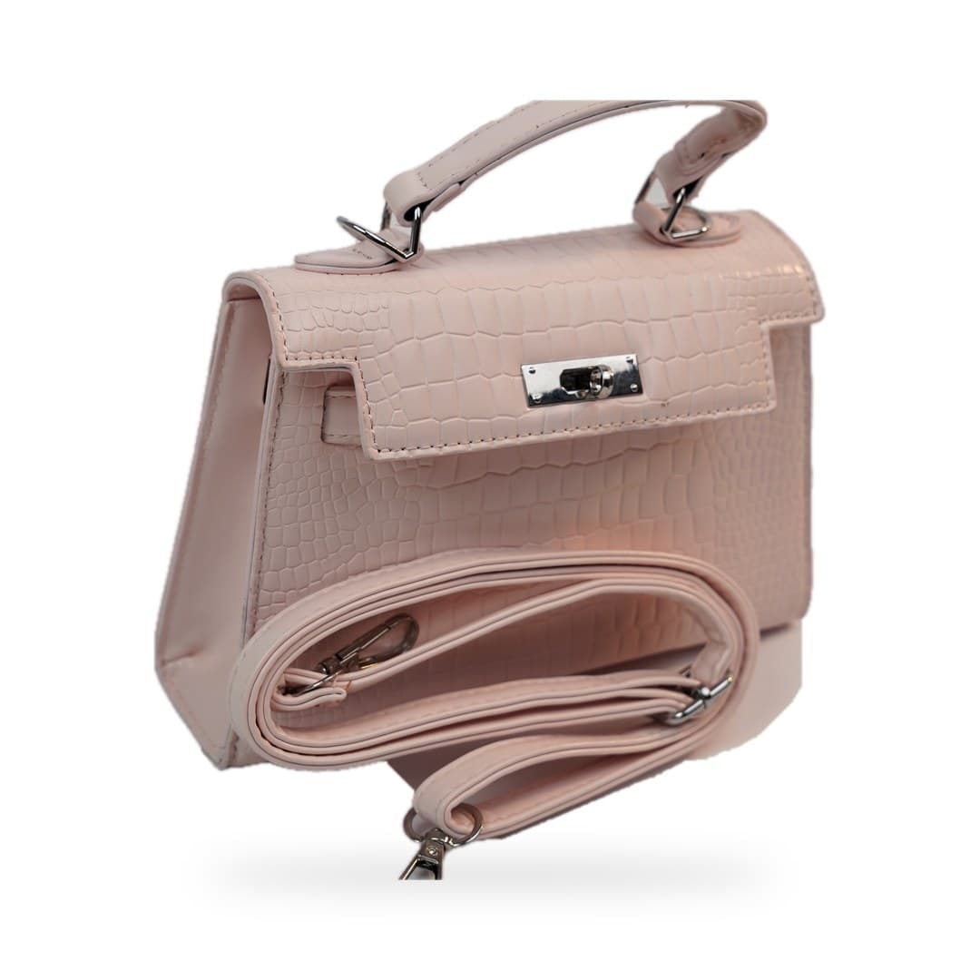 Sac Trapèze Rose Poudré