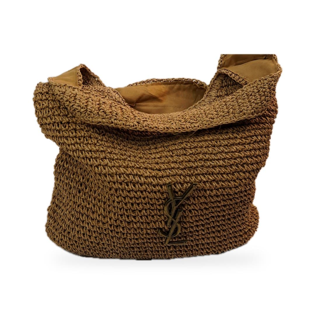 Sac Crochet Paille Logo