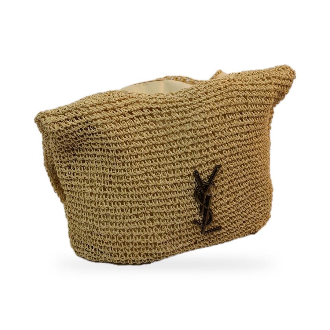 Sac Crochet Paille Logo