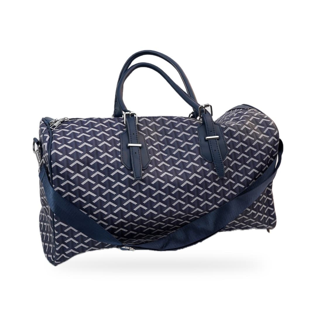 Sac Polochon Chevrons Marine
