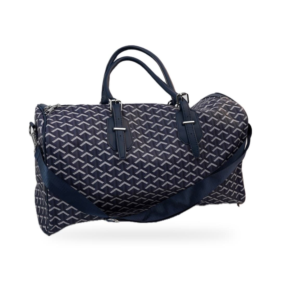 Sac Polochon Chevrons Marine